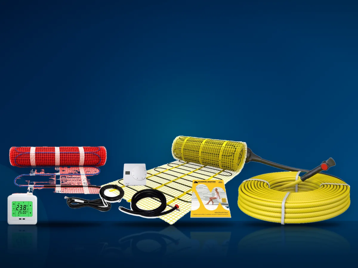 Trei solutii de incalzire in pardoseala: covor electric C&F Technics, kit INTACT HEATING si folie cu aluminiu
