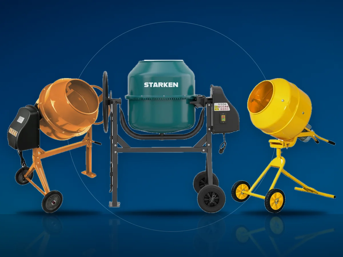Betoniere Steinhaus PRO-CM180, Starken MIX-620 de 200 de litri si Temp RCM600 cu reductor