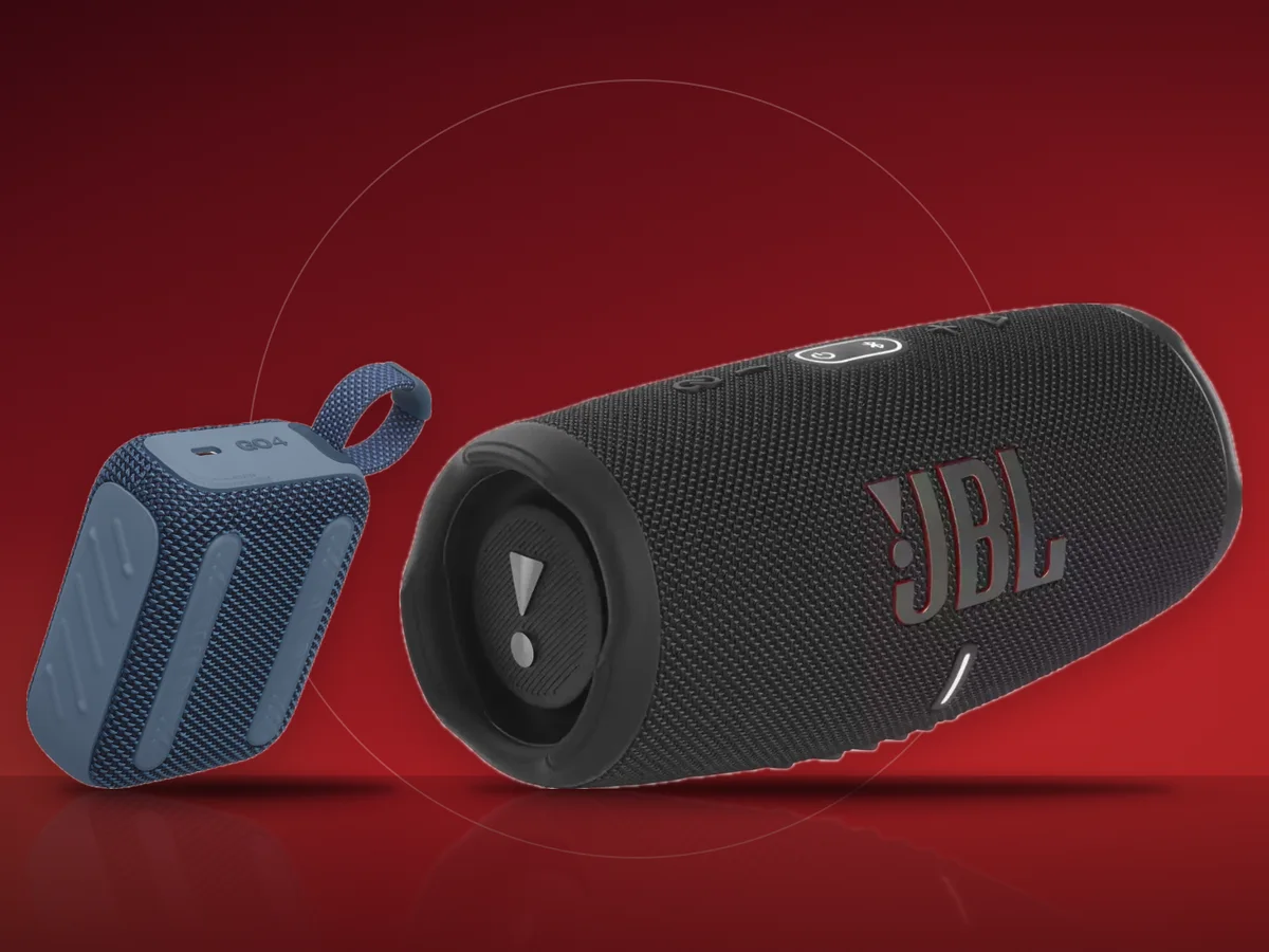 Boxe portabile JBL Charge 5 si JBL Go 4
