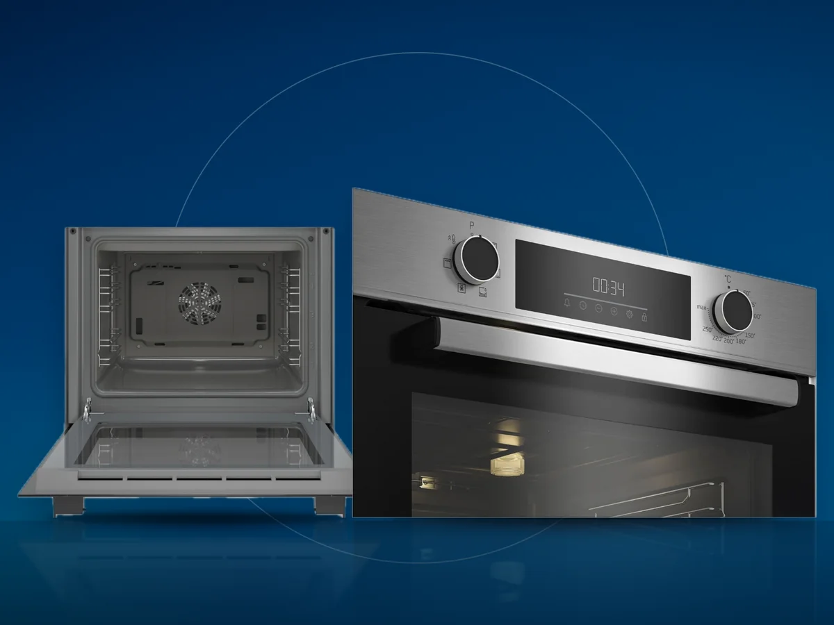Cuptoare incorporabile Bosch si Beko din inox