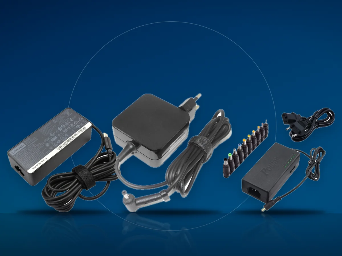 Incarcator de laptop Lenovo USB-C de 65 W, incarcator compatibil Asus cu mufa rotunda si incarcator universal cu mufe