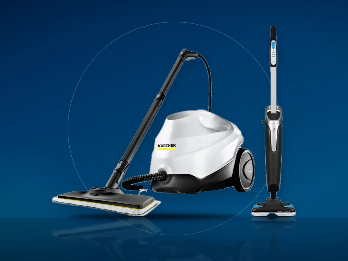 Mop cu abur Rowenta Steam Power si aparat de curatat cu abur Karcher SC 3