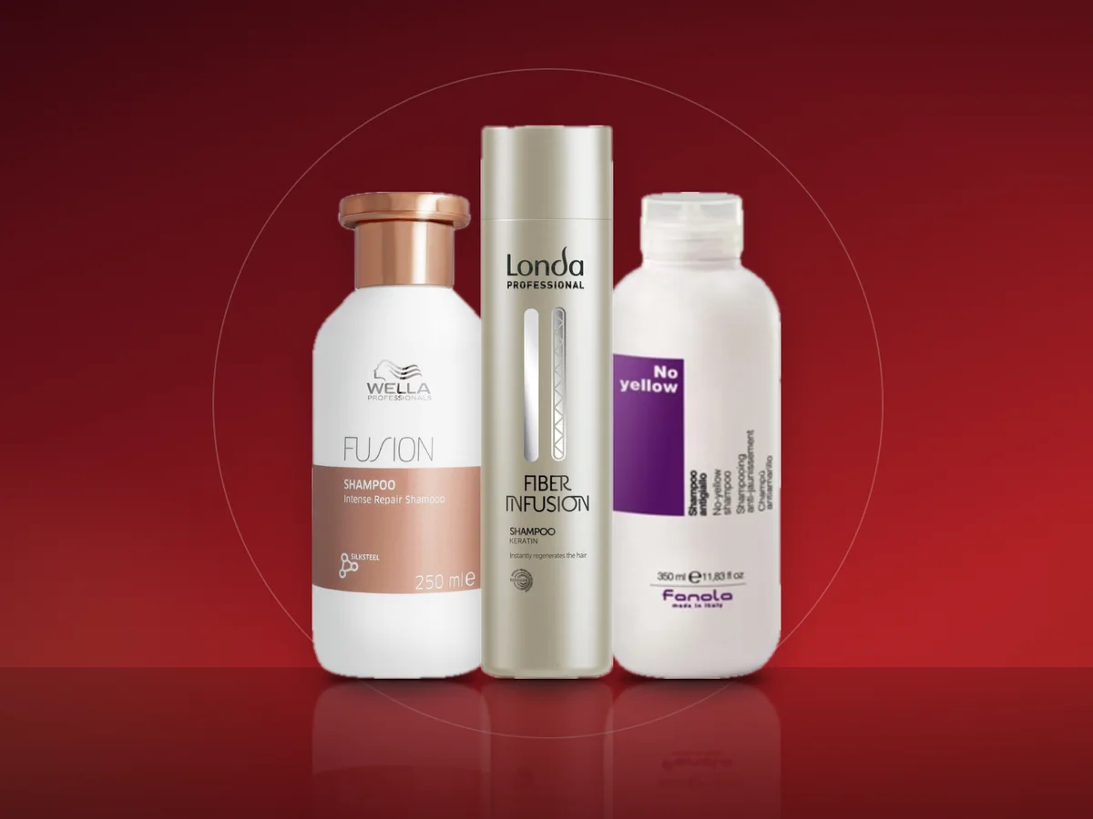 Sampoane profesionale Wella Professionals Fusion, Londa Fiber Infusion si Fanola No Yellow