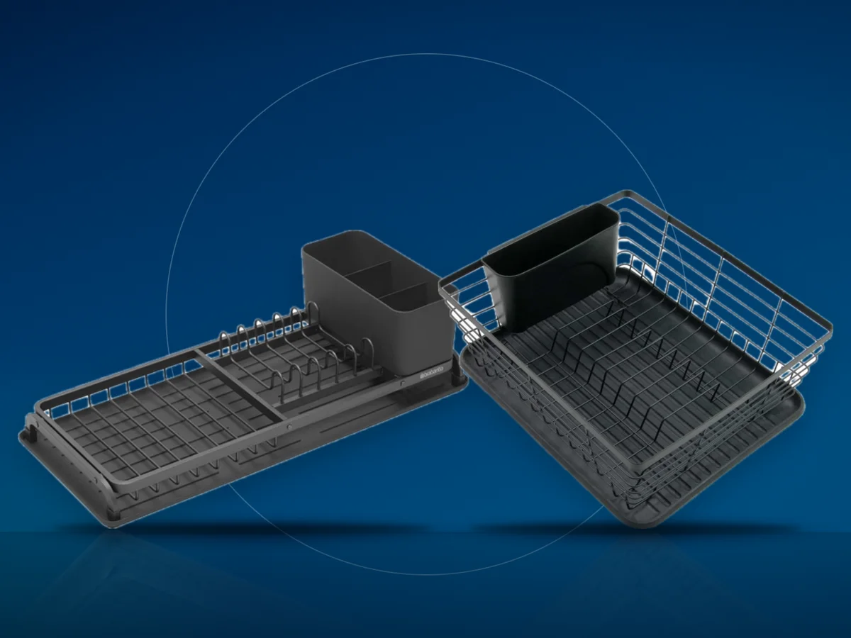 Suport de uscat vase Brabantia si scurgator de vase Kinghoff KH-1355