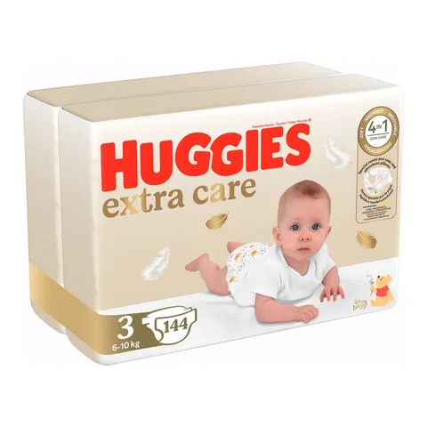 Pachet Scutece Huggies Extra Care 3, Mega
