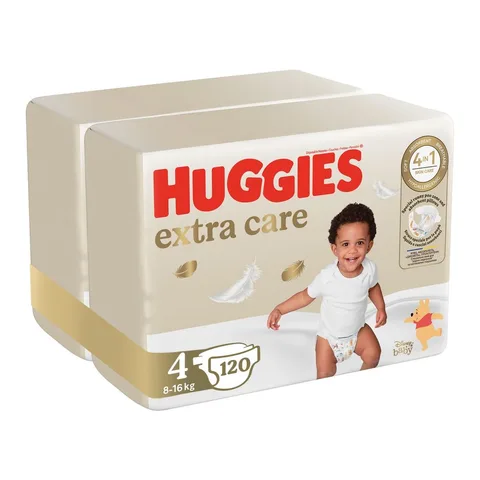 Pachet Scutece Huggies Extra Care 4, Mega