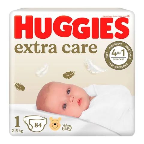 Scutece Huggies Extra Care 1, Mega